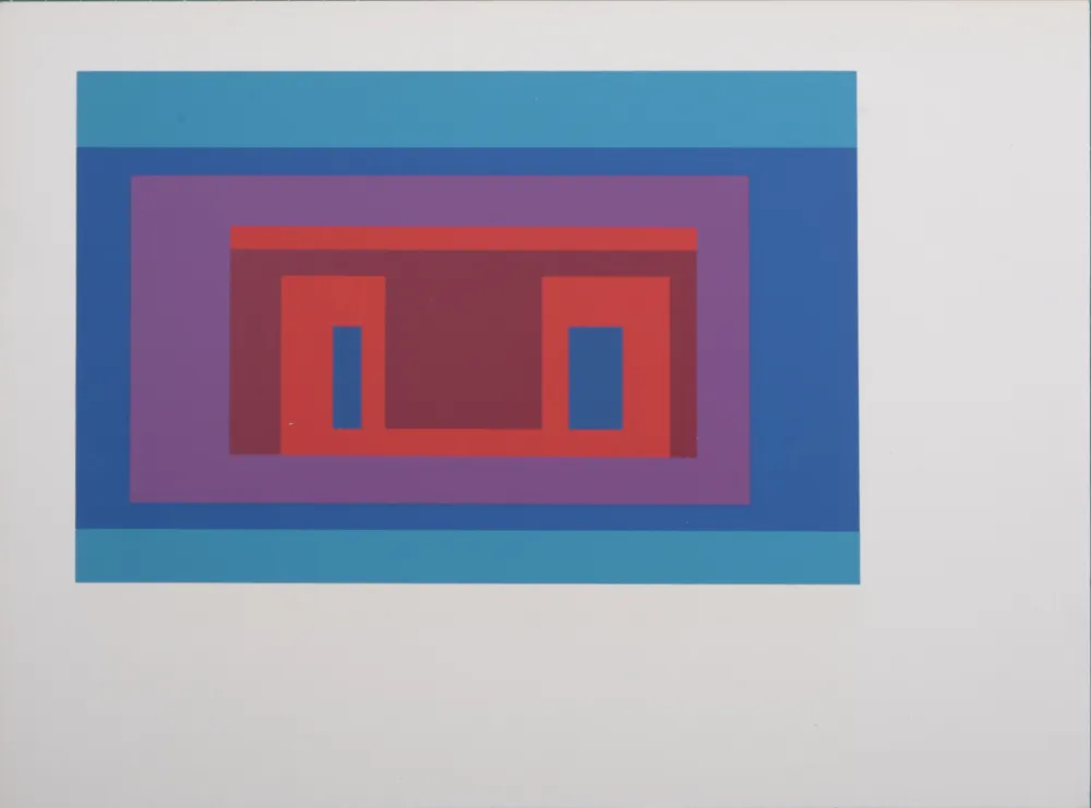Serigrafía Albers - 10 Variants (B), 1971