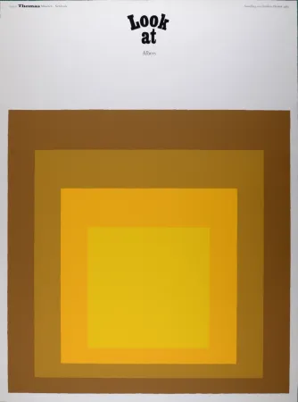 Serigrafía Albers - (After) Look at Albers, 1969