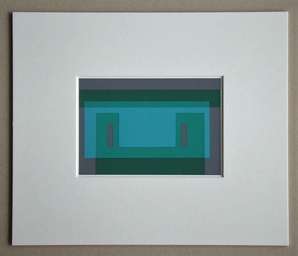 Serigrafía Albers - Chalk Green Façade