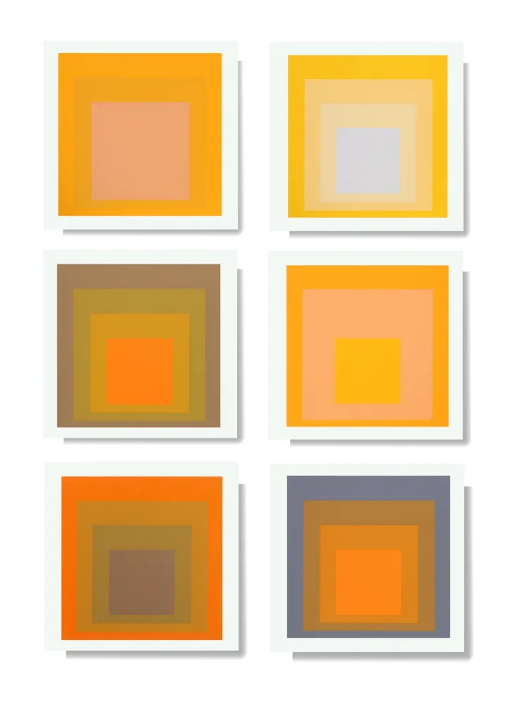 Serigrafía Albers - Formulation: Articulation - Complete Portfolio