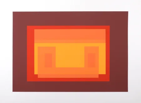 Serigrafía Albers - Formulation Articulation #F, 1972