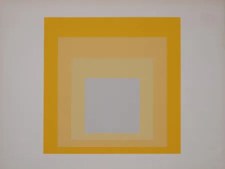 Serigrafía Albers - Formulation Articulation II (D), 1972