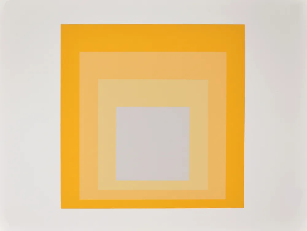 Serigrafía Albers - Formulation Articulation #K (Grand format), 1972