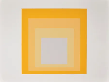 Serigrafía Albers - Formulation Articulation #K (Grand format), 1972