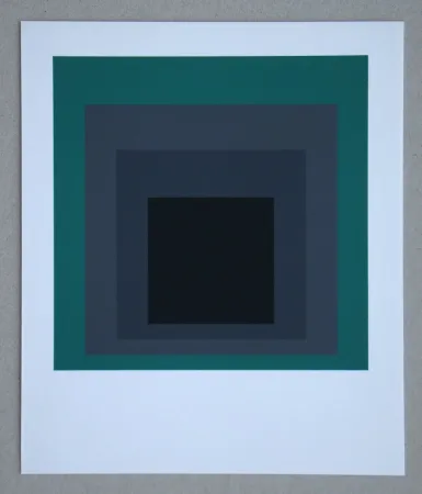 Serigrafía Albers - Grisaille and Patina