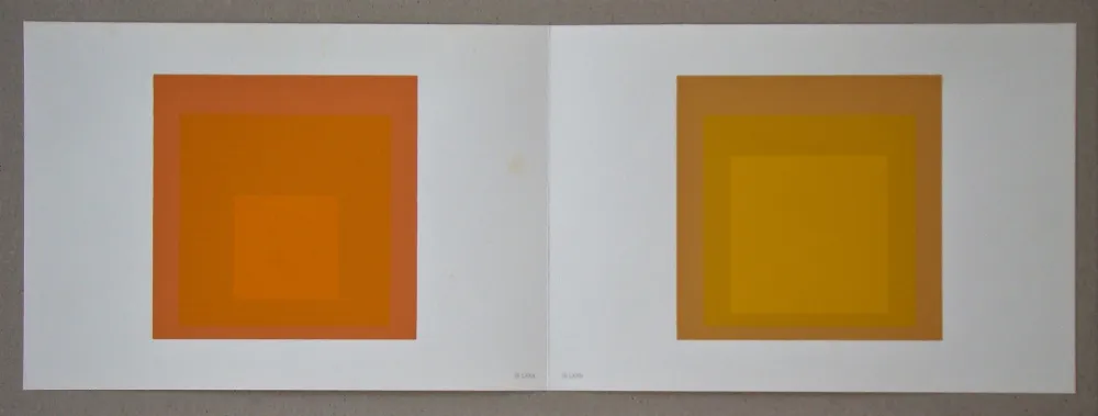 Serigrafía Albers - Homage to the Square
