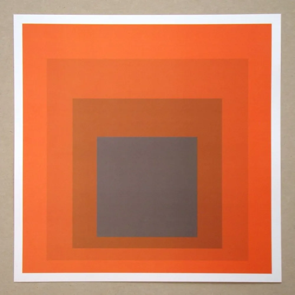Serigrafía Albers - Homage to the Square