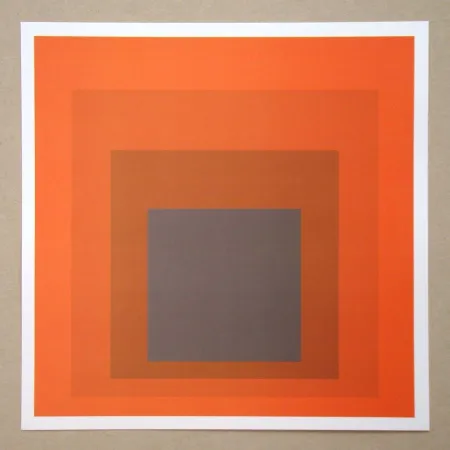 Serigrafía Albers - Homage to the Square