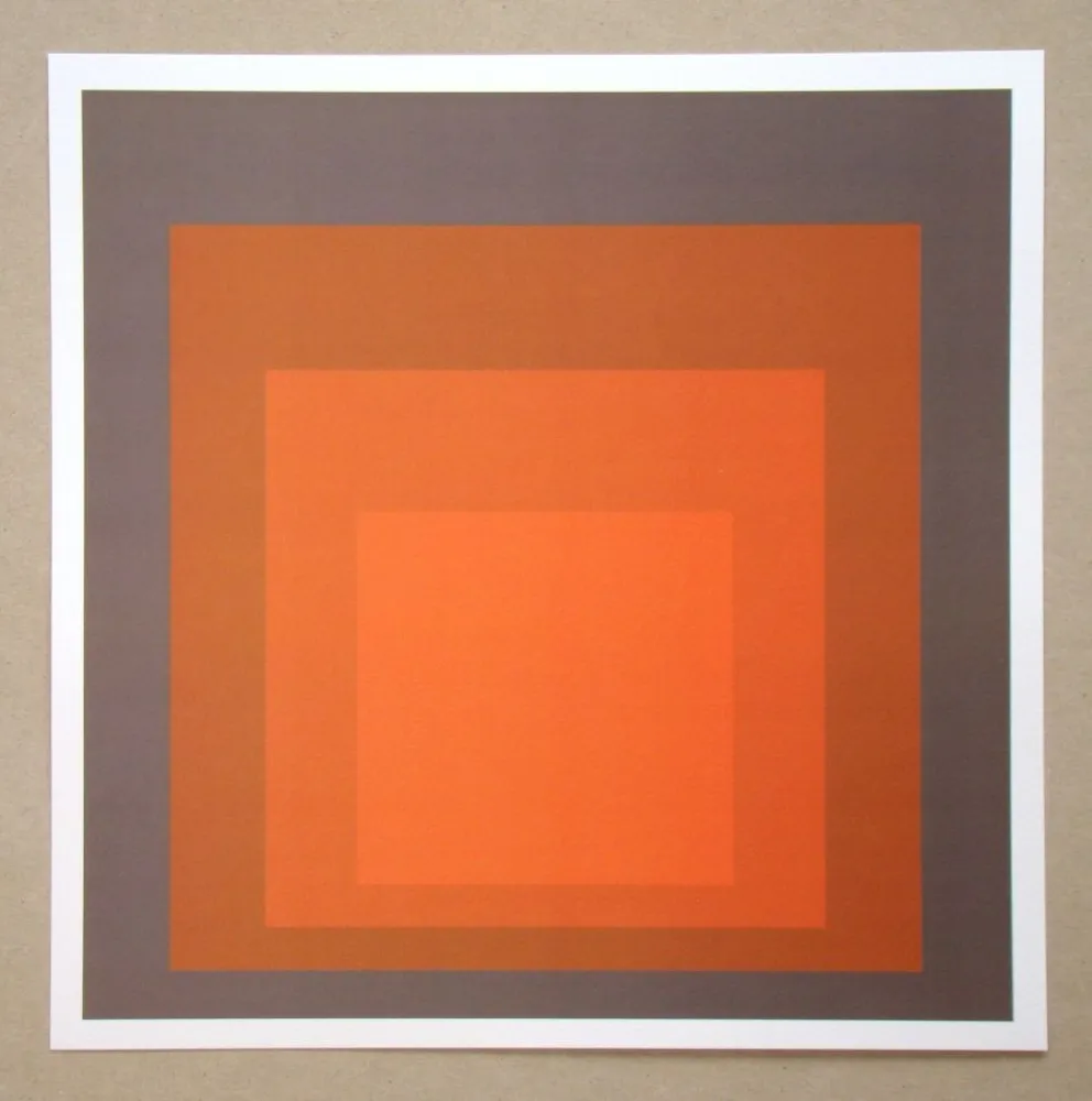Serigrafía Albers - Homage to the Square