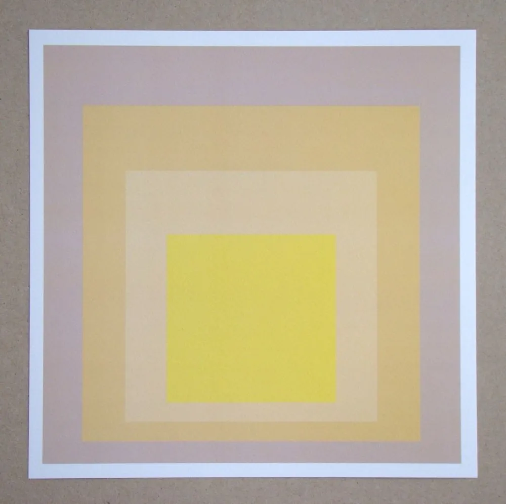 Serigrafía Albers - Homage to the Square