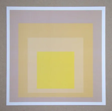 Serigrafía Albers - Homage to the Square