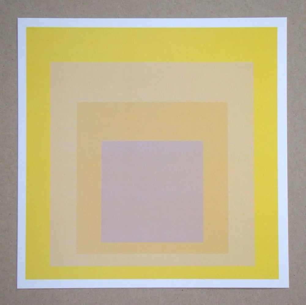 Serigrafía Albers - Homage to the Square