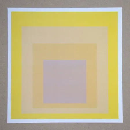 Serigrafía Albers - Homage to the Square