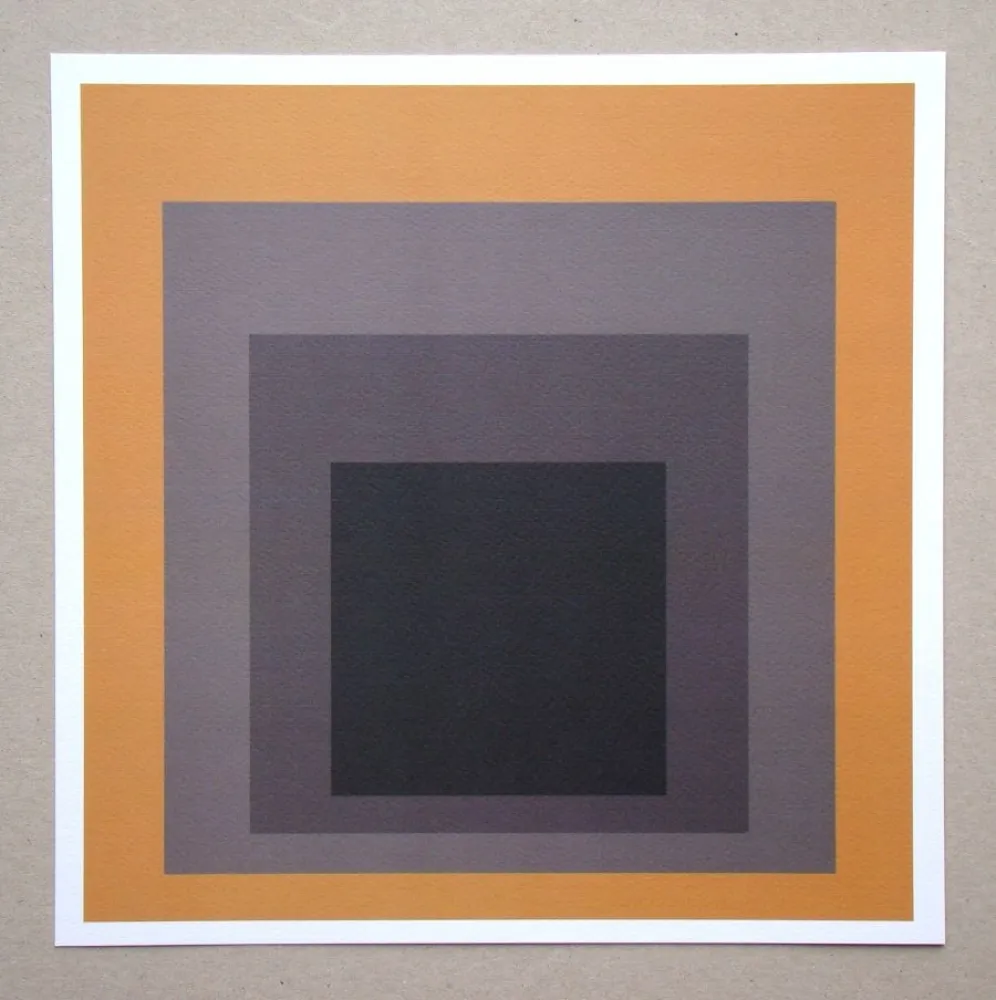 Serigrafía Albers - Homage to the Square