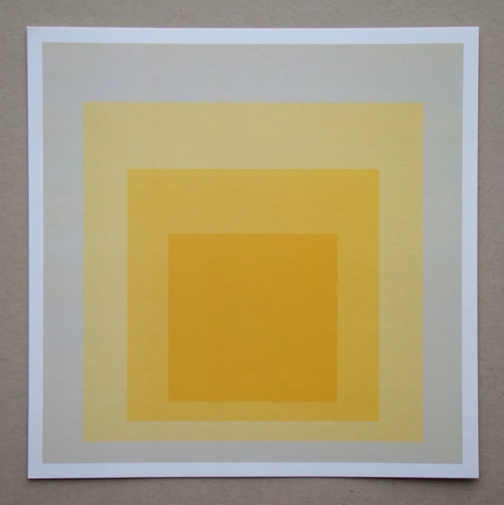 Serigrafía Albers - Homage to the Square
