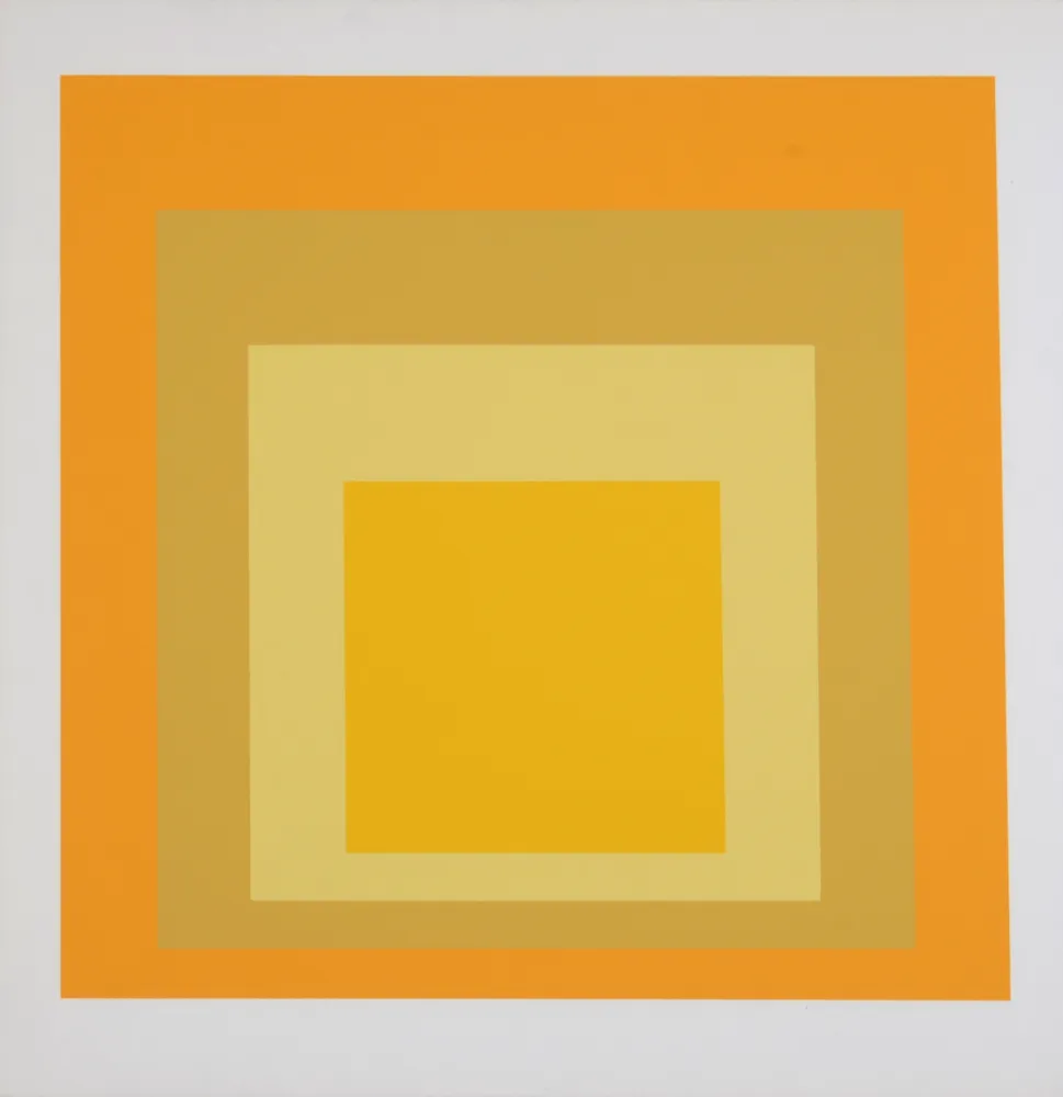 Serigrafía Albers - Homage To the Square (A), 1971