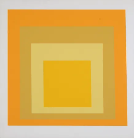 Serigrafía Albers - Homage To the Square (A), 1971