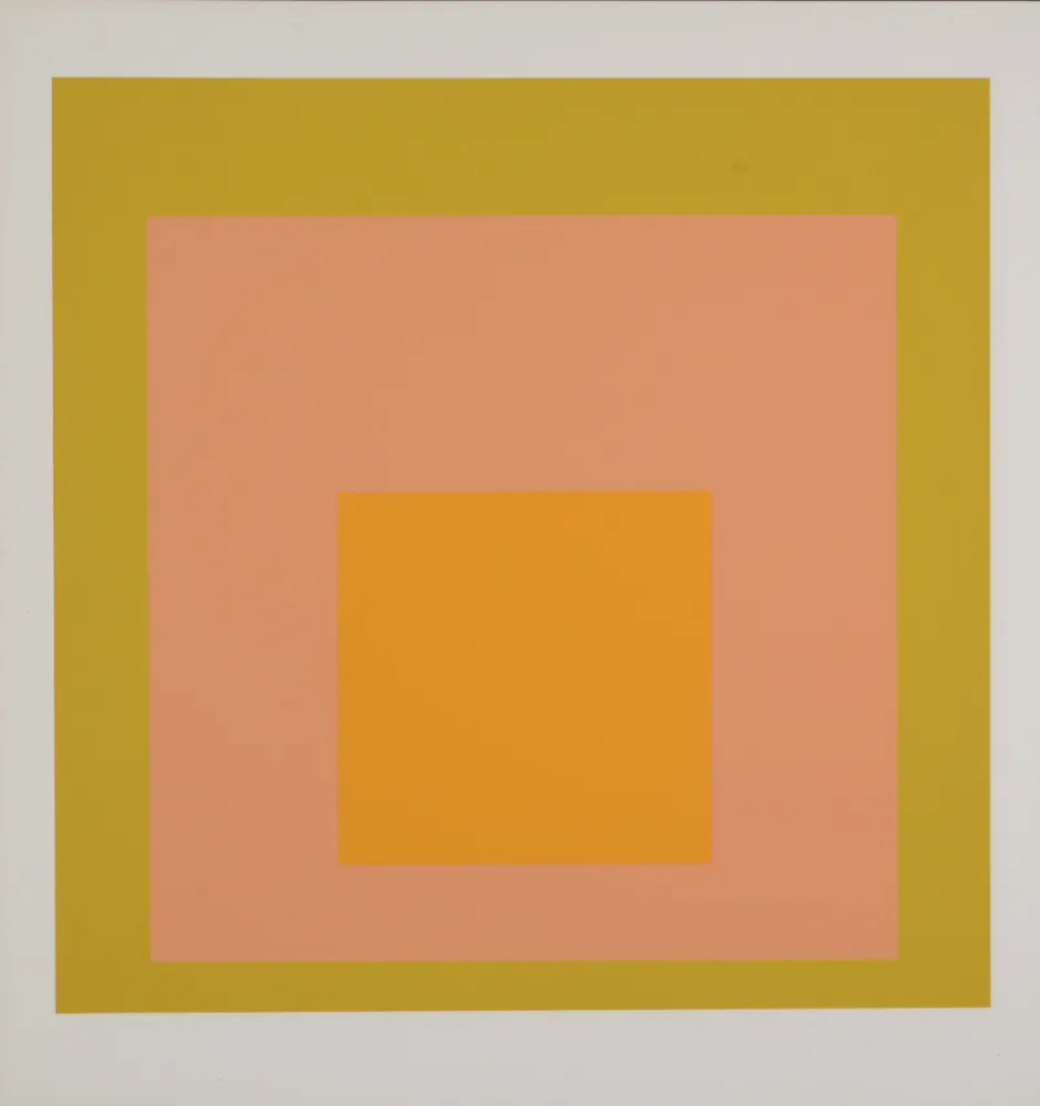 Serigrafía Albers - Homage to the Square (D), 1971