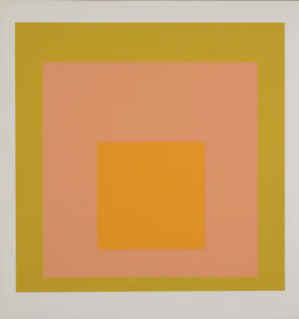 Serigrafía Albers - Homage to the Square (D), 1971