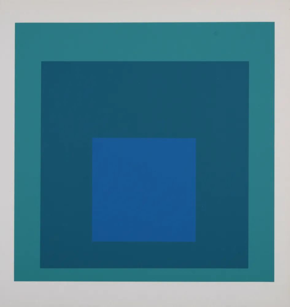 Serigrafía Albers - Homage To the Square (E), 1971
