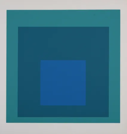 Serigrafía Albers - Homage To the Square (E), 1971