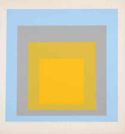 Serigrafía Albers - Homage To the Square (F), 1971