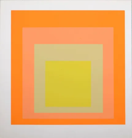 Serigrafía Albers - Homage To the Square (G), 1971