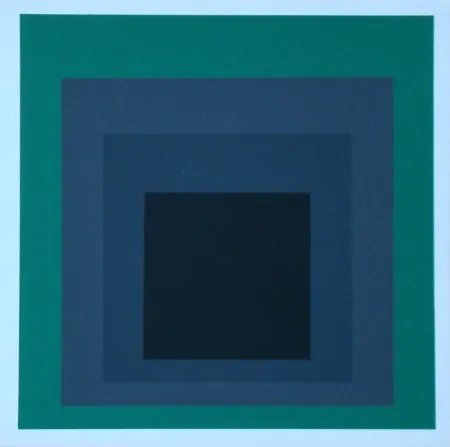 Serigrafía Albers - Homage to the Square - Grisaille and Patina, 1965