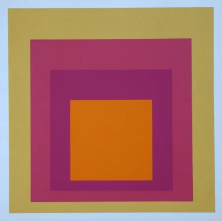 Serigrafía Albers - Homage to the Square - La Tehuana, 1951-1956