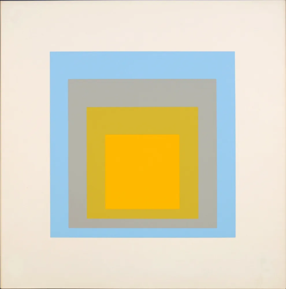 Serigrafía Albers - Homage to the Square: Ten Works by Josef Albers (#I), 1962