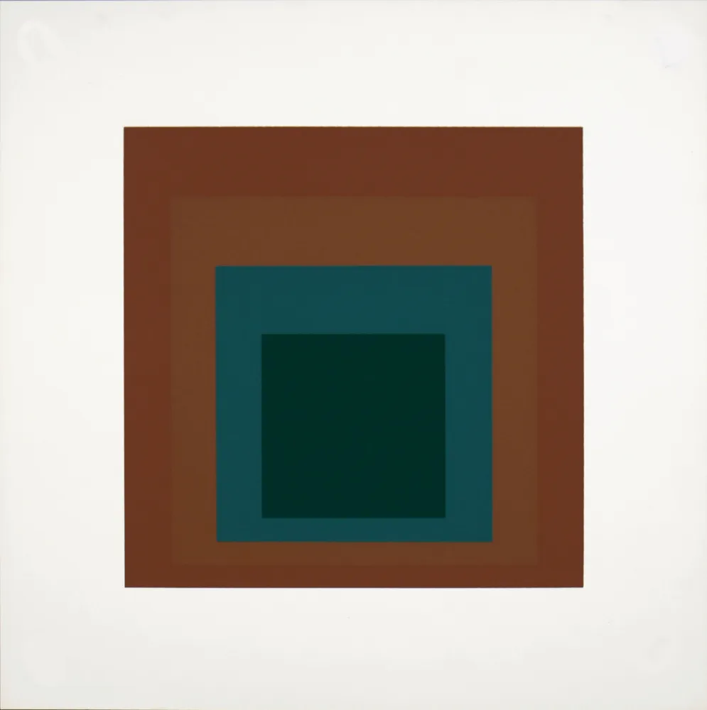 Serigrafía Albers - Homage to the Square: Ten Works by Josef Albers (#IX), 1962
