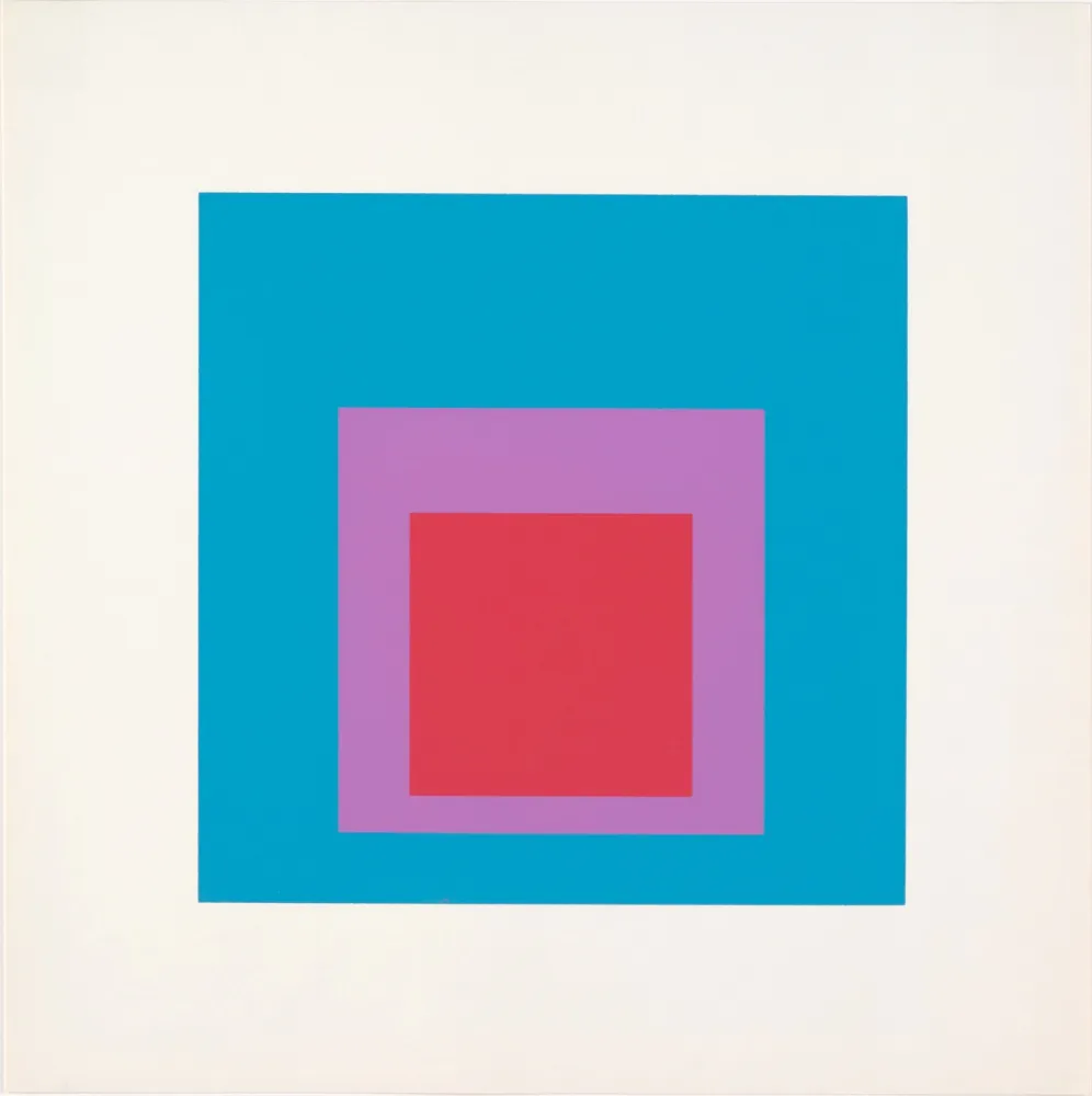 Serigrafía Albers -  Homage to the Square: Ten Works by Josef Albers (#VI), 1962