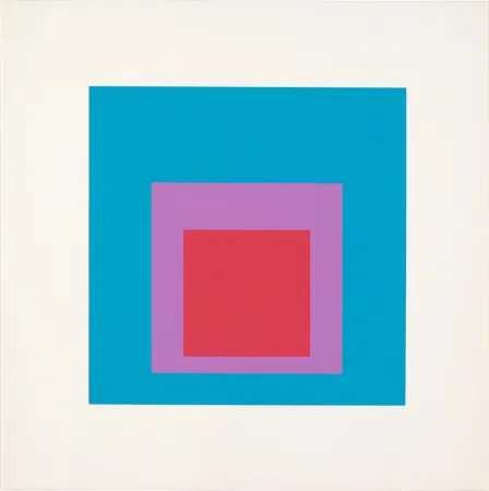 Serigrafía Albers -  Homage to the Square: Ten Works by Josef Albers (#VI), 1962