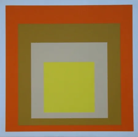 Serigrafía Albers - Homage to the Square - Yes Sir, 1955