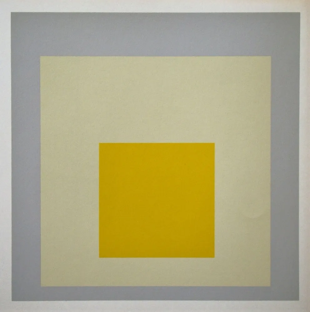 Serigrafía Albers - Impact, 1965