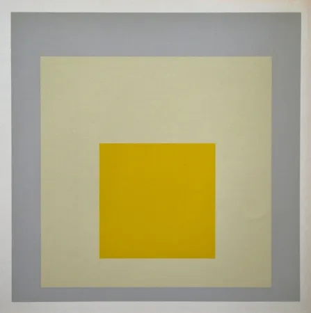Serigrafía Albers - Impact, 1965
