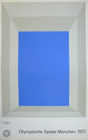 Serigrafía Albers - OL 1972 - original colour silkscreen