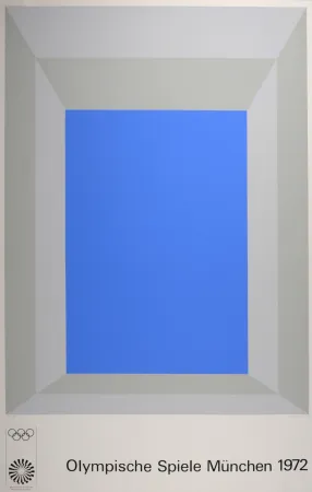 Serigrafía Albers - Olympische Spiele München 1972, 1970 - Hand-signed