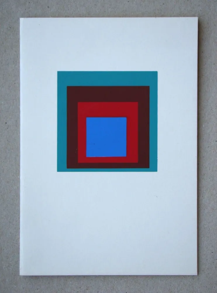 Serigrafía Albers - Protected blue