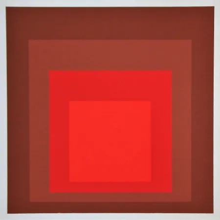 Serigrafía Albers - R-I d-5, 1969