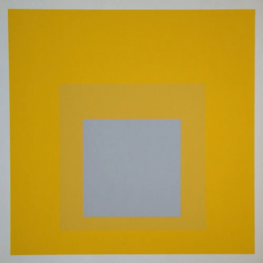 Serigrafía Albers - Selected, 1959