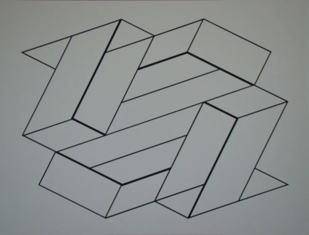 Serigrafía Albers - Strukturale Konstellation