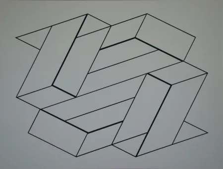 Serigrafía Albers - Strukturale Konstellation