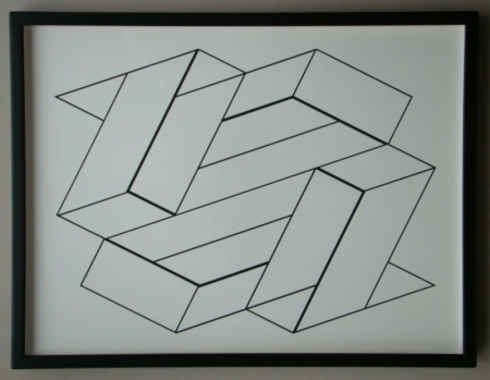 Serigrafía Albers - Strukturale Konstellation