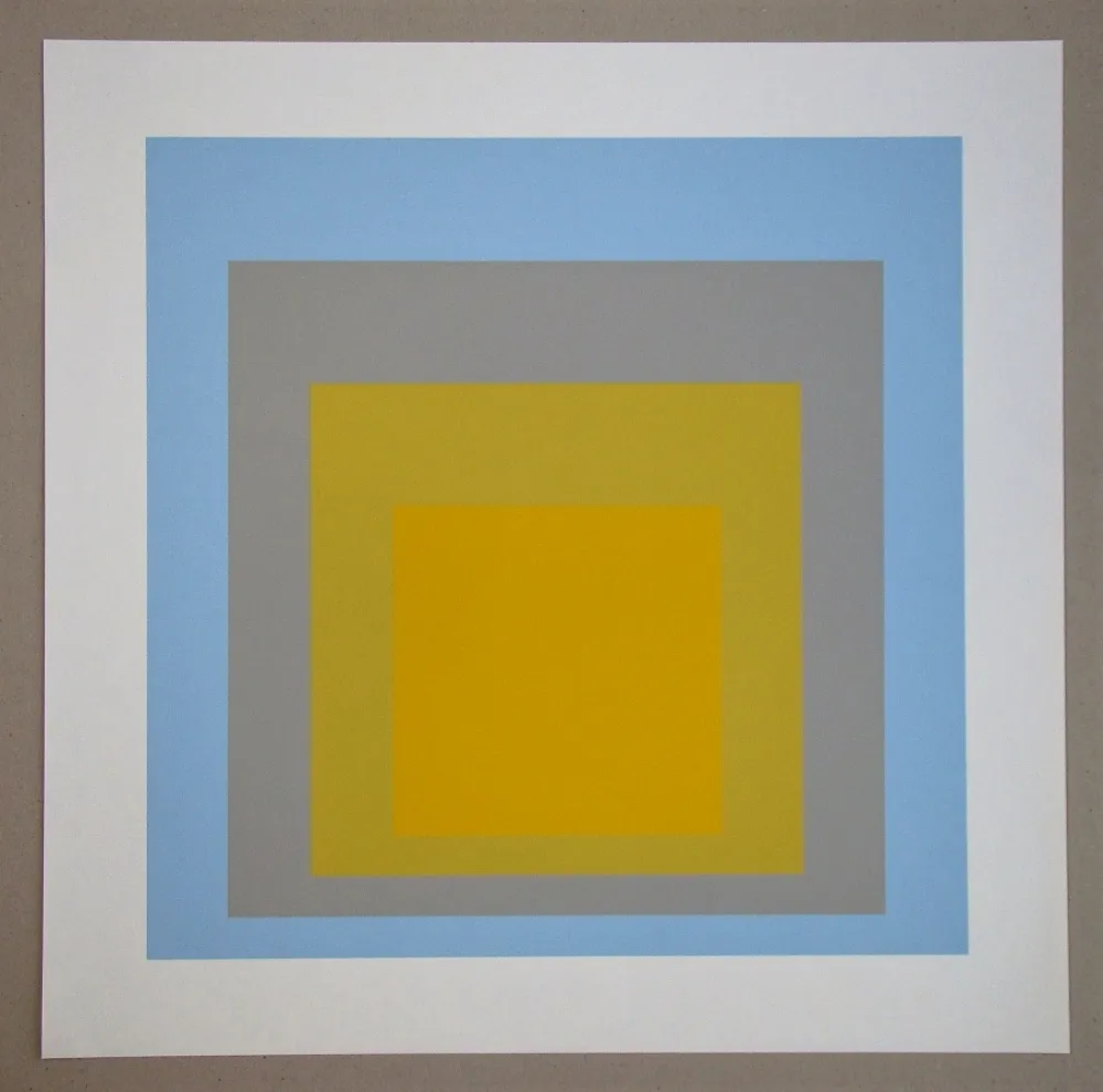 Serigrafía Albers - Wide Light, 1962