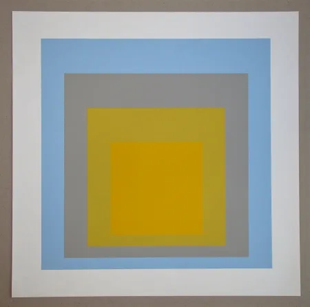 Serigrafía Albers - Wide Light, 1962