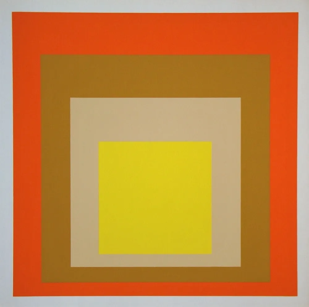 Serigrafía Albers - Yes Sir, 1955