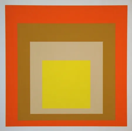 Serigrafía Albers - Yes Sir, 1955