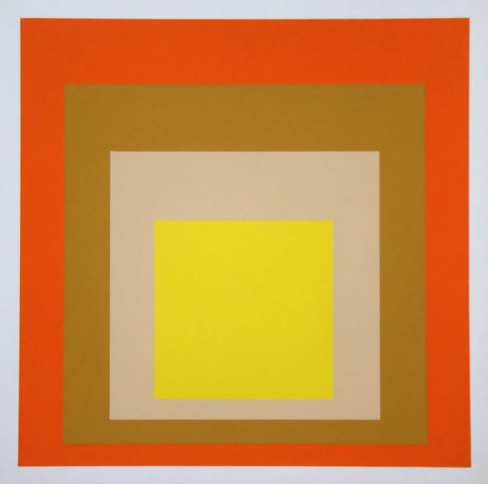 Serigrafía Albers - Yes Sir, 1955