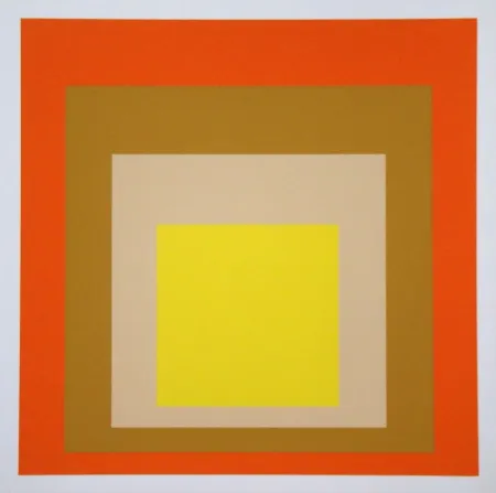 Serigrafía Albers - Yes Sir, 1955